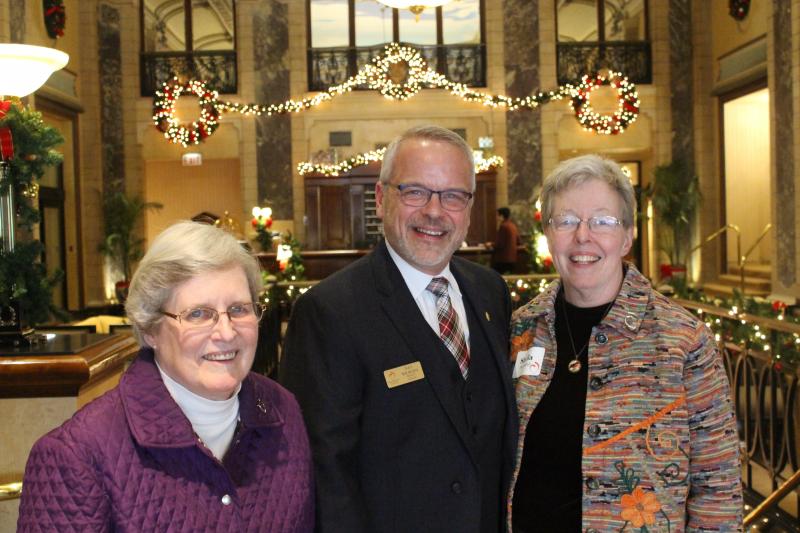 Susan Maxwell, RSCJ, Nat Wilburn, Head of Schools, and Sheila Hammond, RSCJ